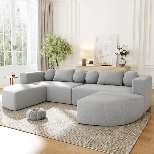 The Altura Boneless U-Shaped Modular Sectional Sofa