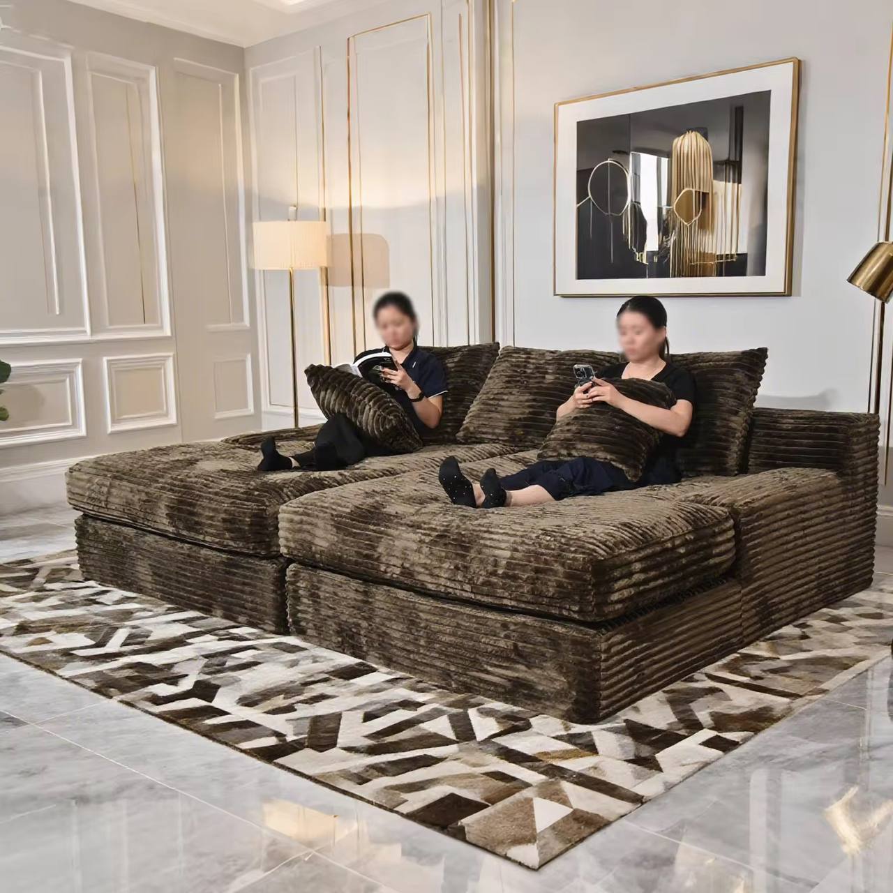 chaise lounge boneless couch