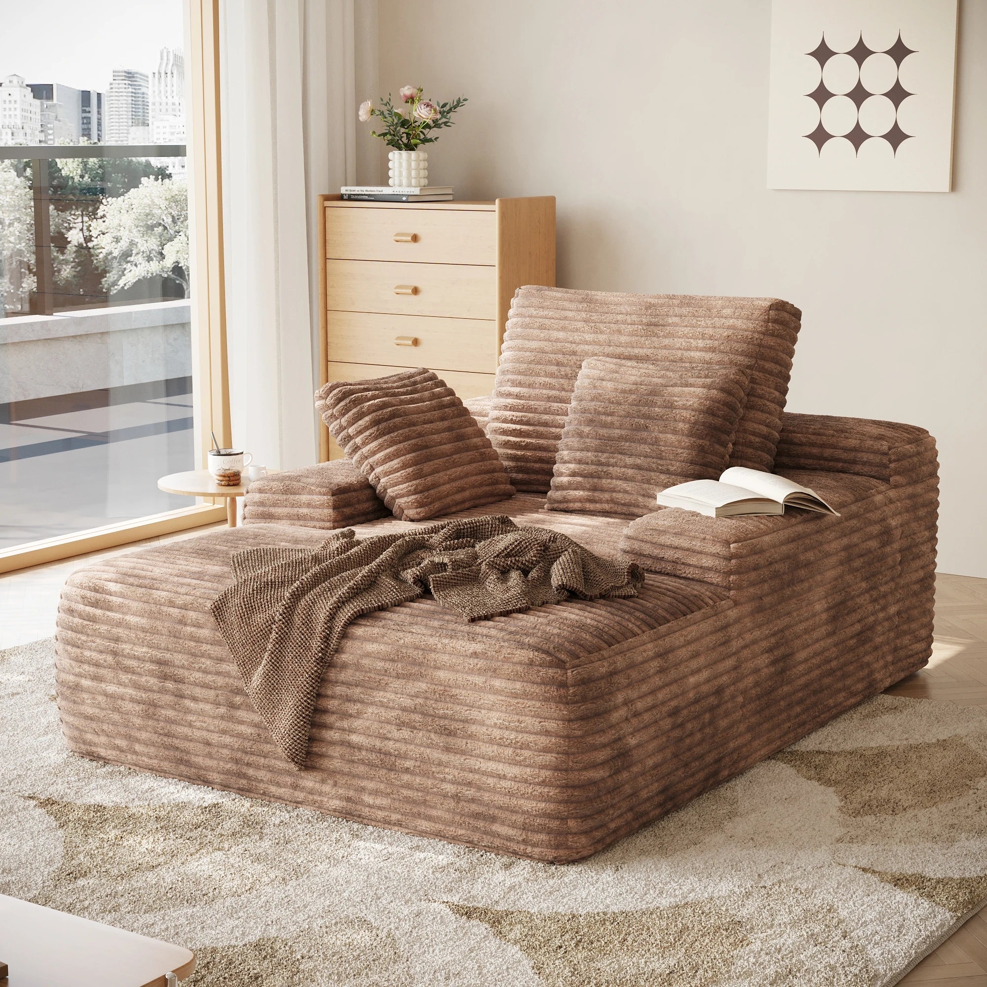 BC-SF138 Nordic Boneless Lounge Sofa Bed