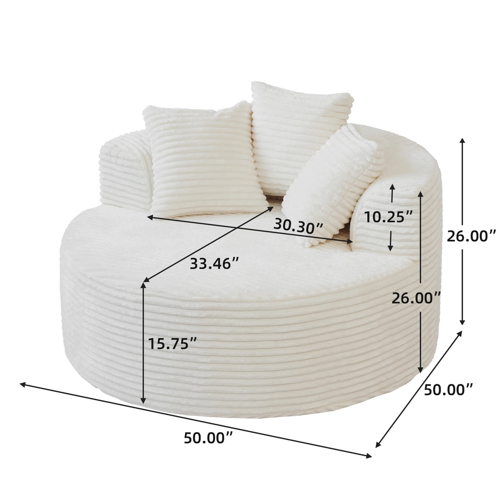 The Halo Boneless Accent Sofa