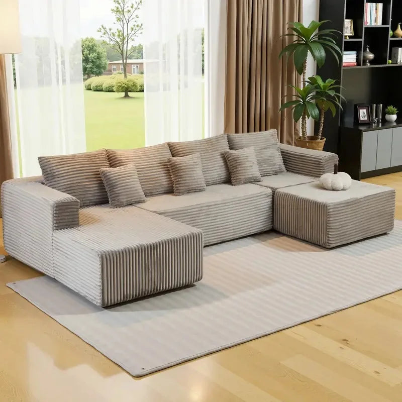 The Boneless U-Shaped Modular Compression Sofa