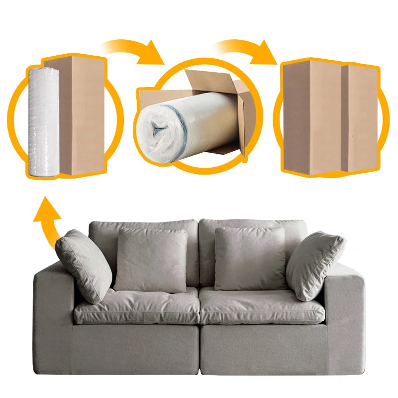 The Cloud Boneless Modular Compressed Sofa