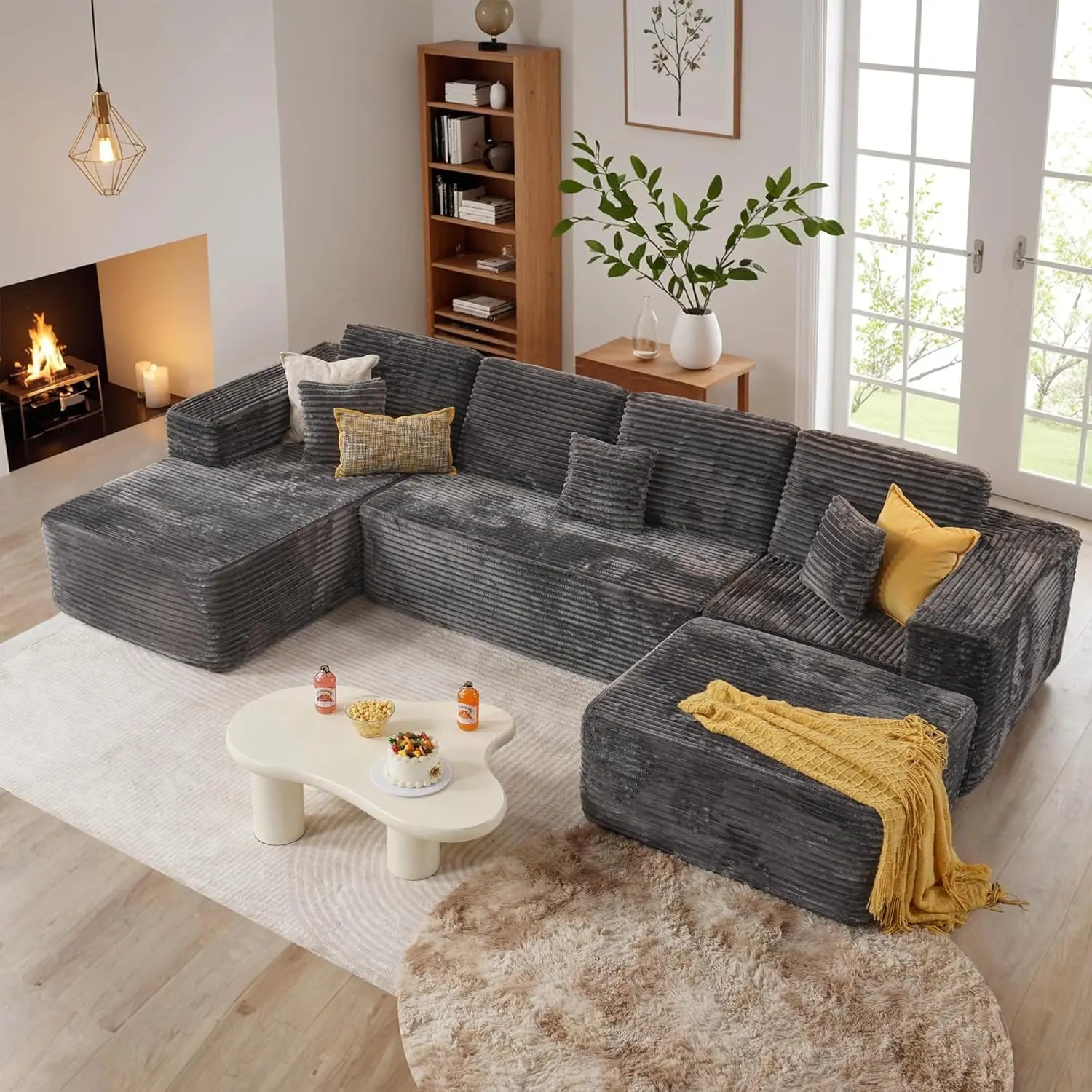 The Boneless U-Shaped Modular Compression Sofa
