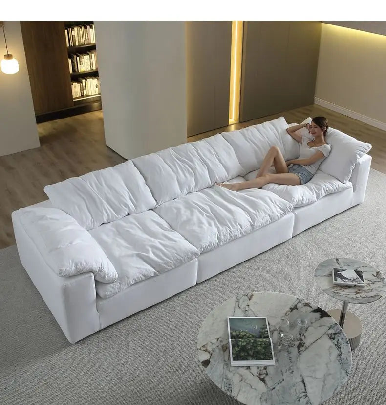 The Novelle  U-Shaped Boneless Compression Cloud Couch 