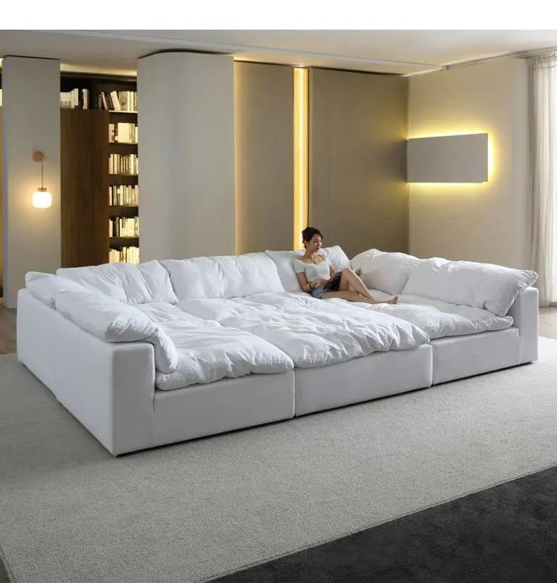 The Novelle  U-Shaped Boneless Compression Cloud Couch 