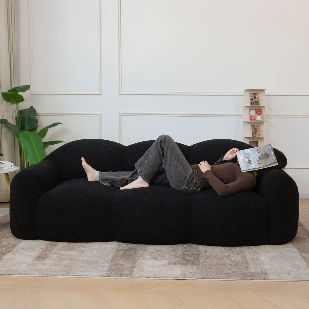 The Calyra Cloud Boneless Compressed Sofa 