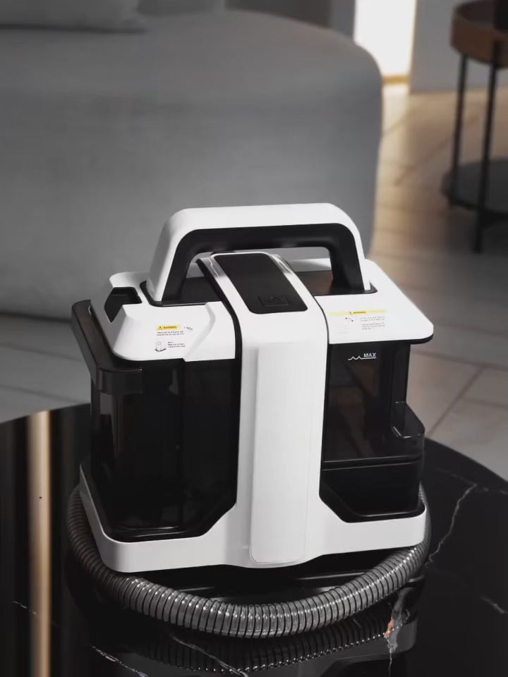 Ailltopd C4 Portable Carpet and Upholstery Spot Cleaner with dual water tanks and spray hose.