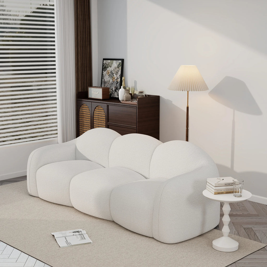 The Calyra Cloud Boneless Compressed Sofa 